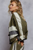 Gauze Patch Zip Up
