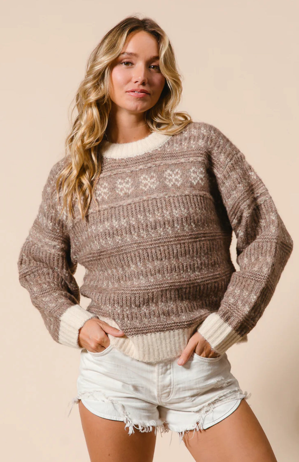 Stitch Textured Sweater