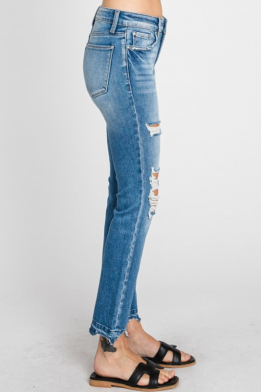 Mid Rise Mom Jeans - Petra 153