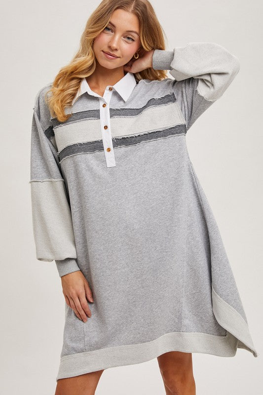 Slouchy Polo Dress
