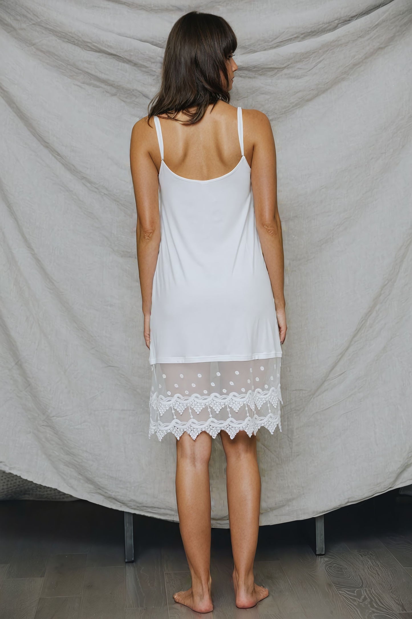 Lace layering slip