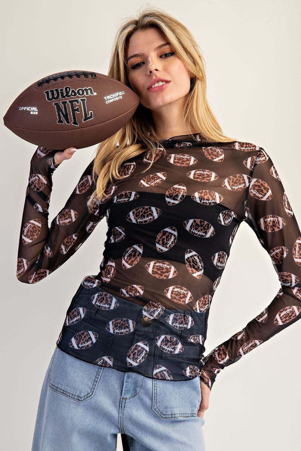 Football Sheer Top