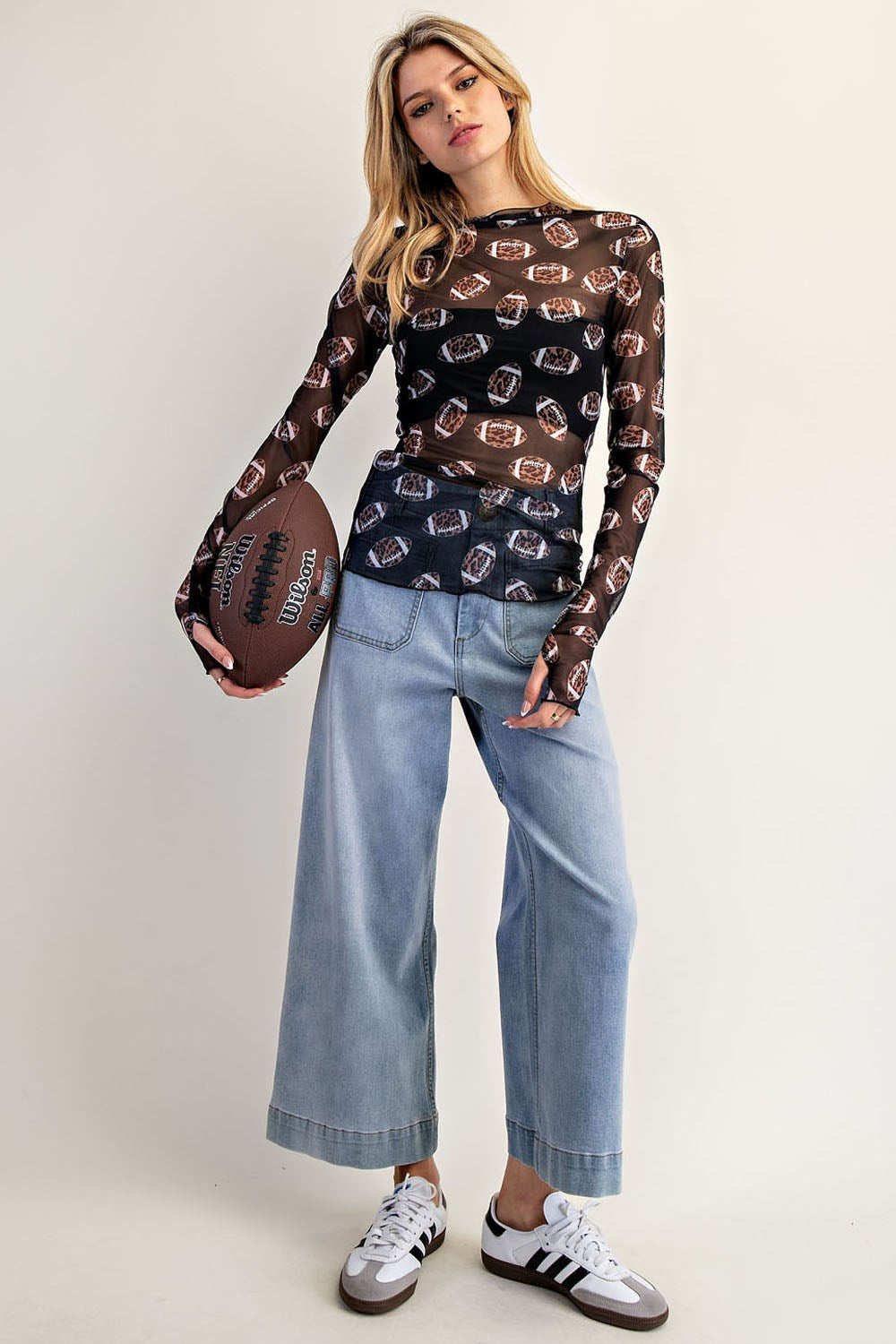 Football Sheer Top