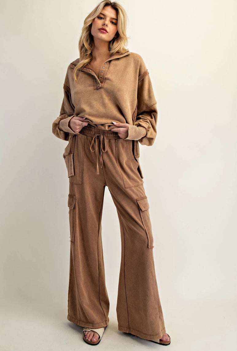 Washed Cargo Sweats