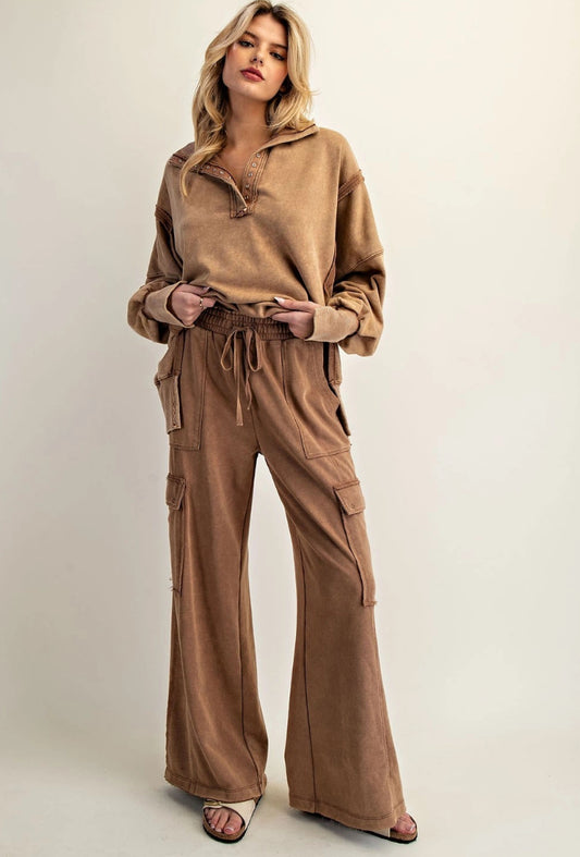Washed Cargo Sweats