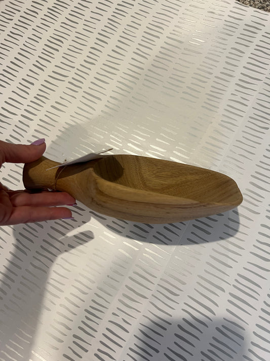 Acacia wood scoop