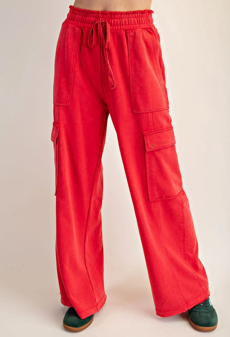 Washed Cargo Sweats