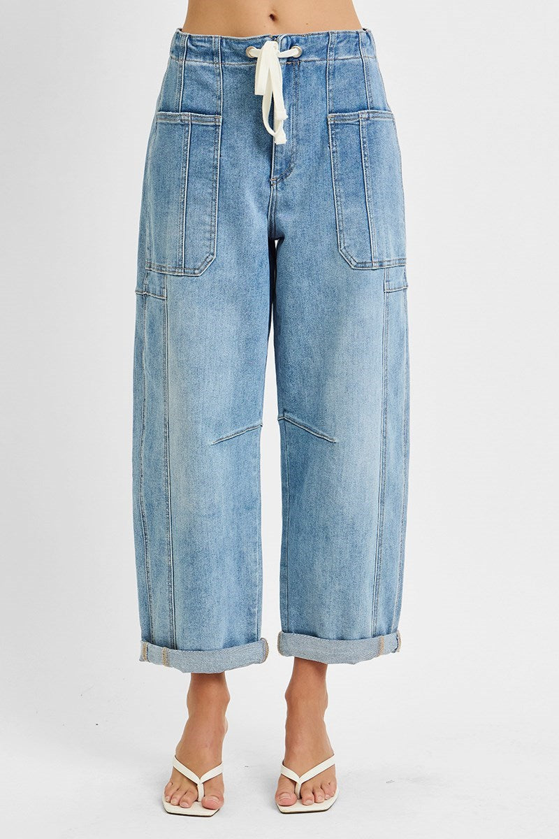 Cargo Barrel Jeans Light