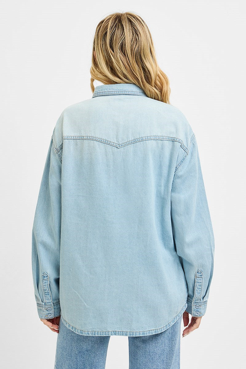 Relaxed Denim Shirt