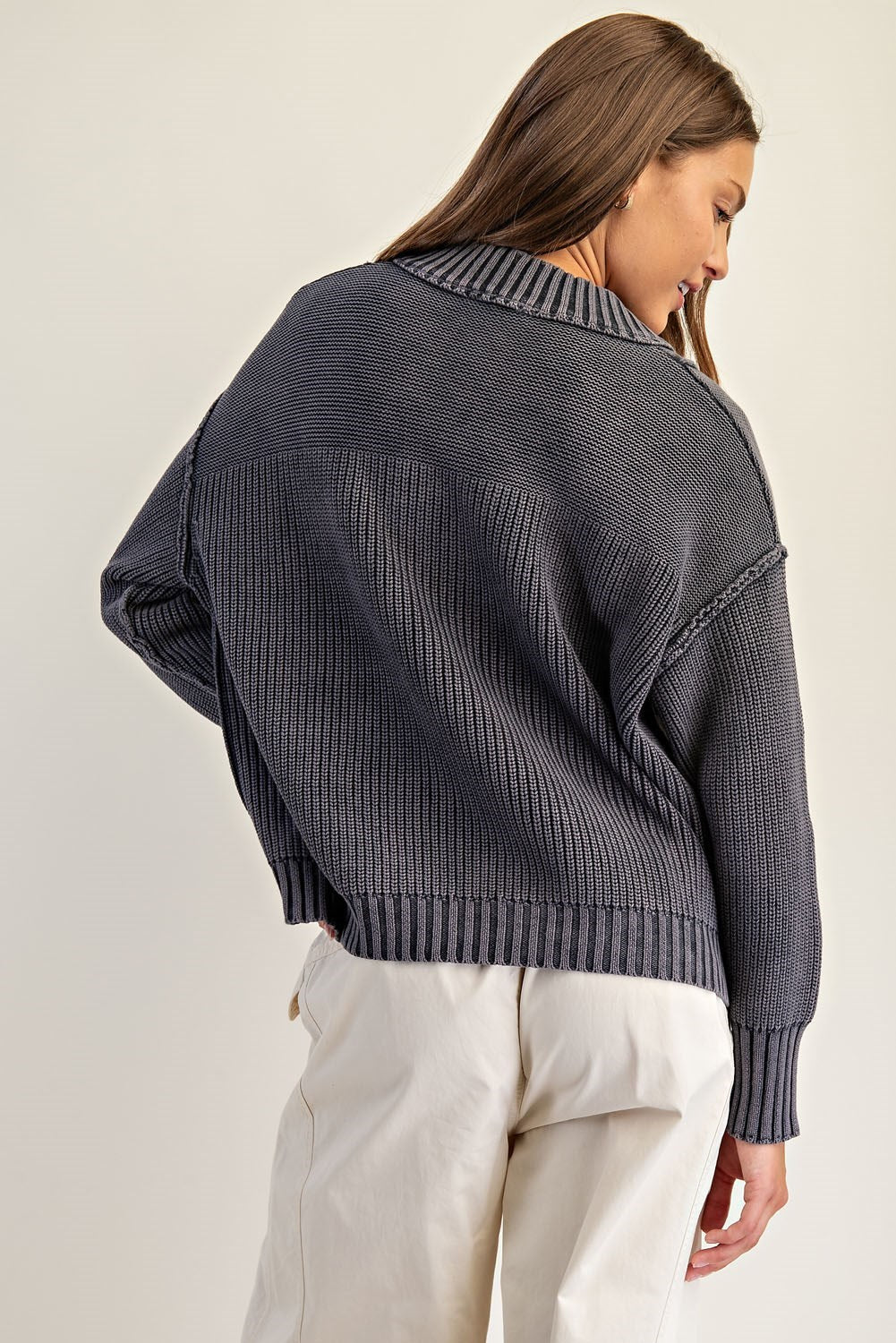 Half Button Pullover