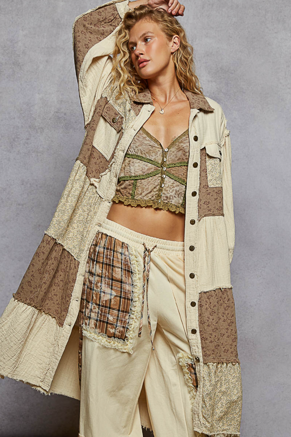 Gauze Patch Jacket