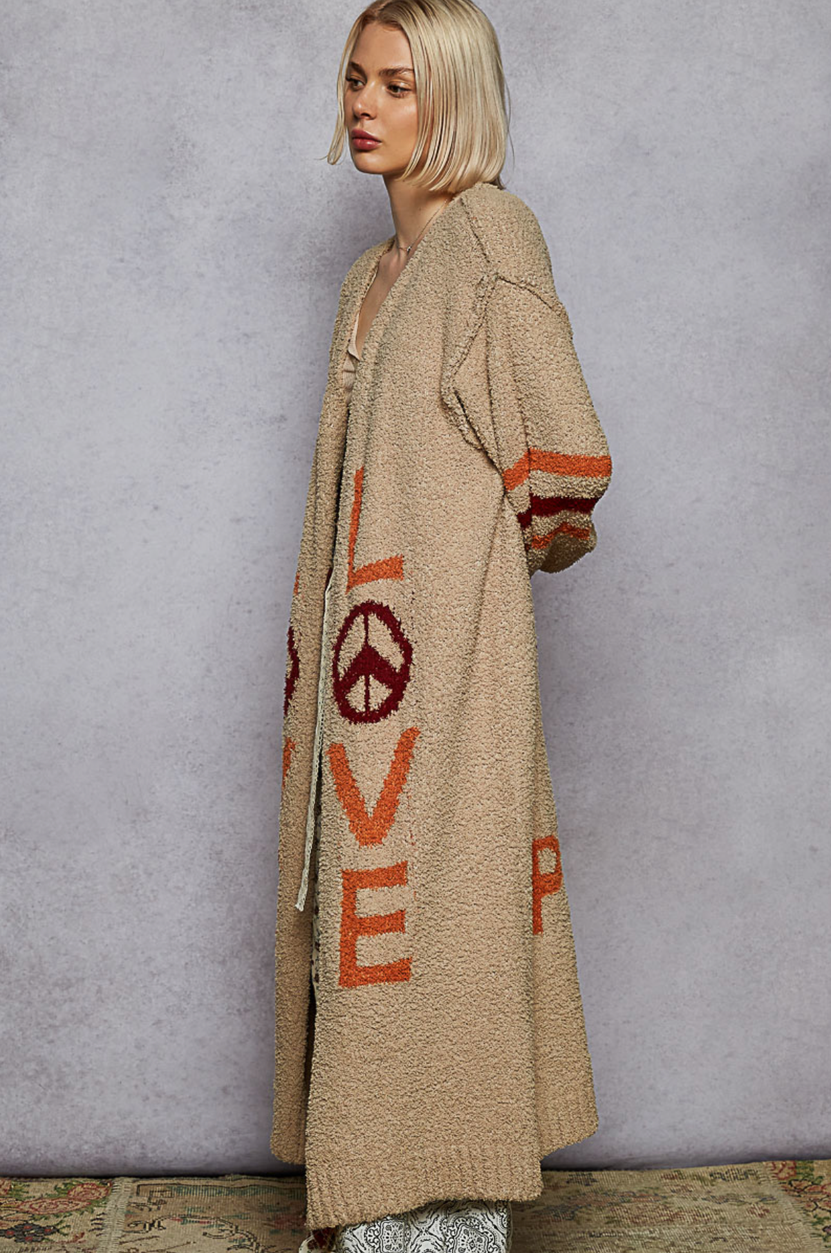 Peace Love Cardigan