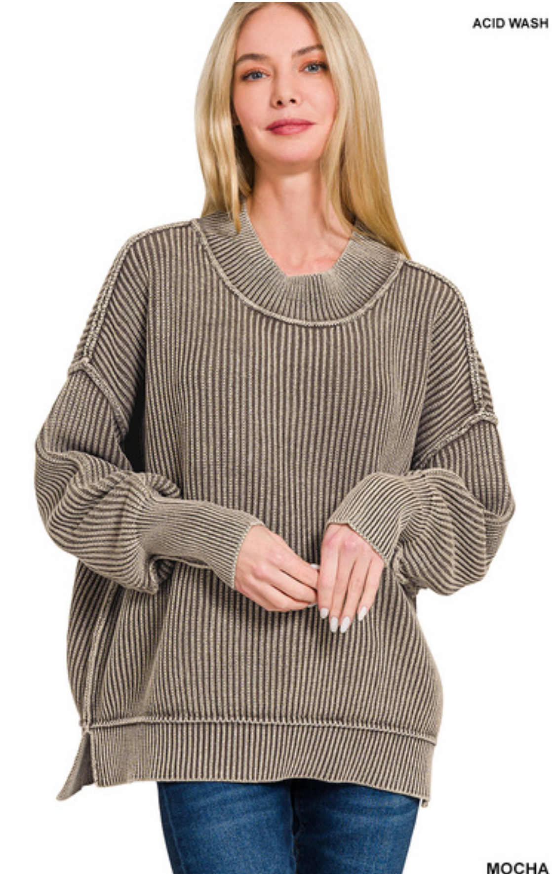 Side Slit Sweater
