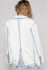 Acid Wash Denim Blazer