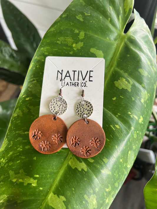 Native Leather Artisan Line earrings