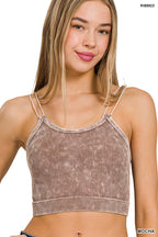 Double Strap Ribbed Seamless Brami