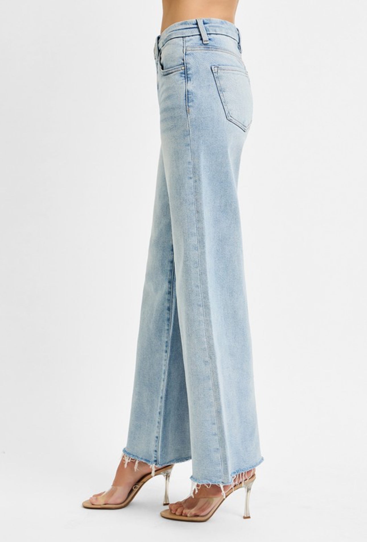 Mid-Rise Tummy Control Jeans - Light