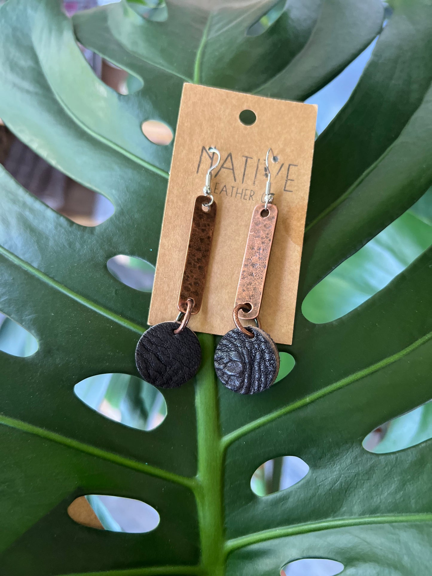 Native Leather Earrings