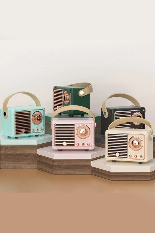 Mini retro radio Bluetooth speaker