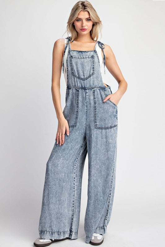 Acid Washed Jumpsuit