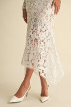 Floral Lace Midi Dress
