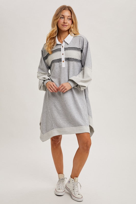 Slouchy Polo Dress