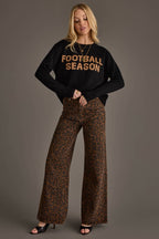 Black Football Season Sweater