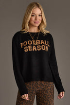 Black Football Season Sweater