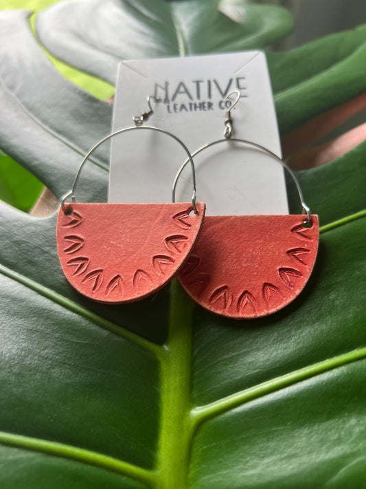 Native Leather Artisan Line earrings