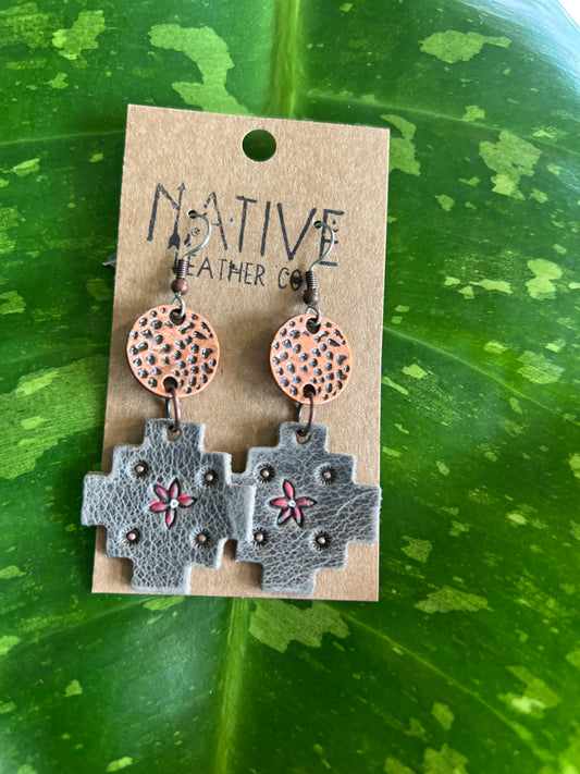 Native Leather Earrings