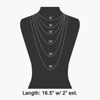 14K Gold Dipped Cz Pearl Flower Necklace