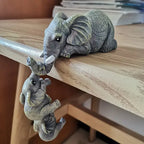 Elephants Statues Set - Mom and Two Babies (Check dimension)
