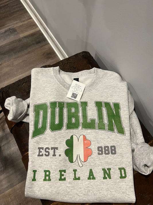 Dublin Ireland Crewneck Sweatshirt