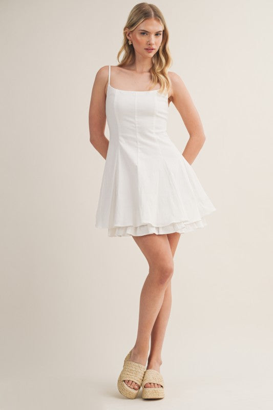 Fit & Flare Stretch Dress