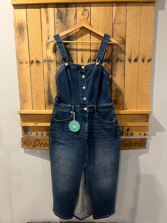 BLAKELEY denim overall dress