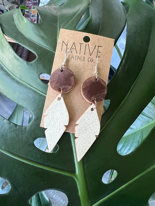 Native Leather Earrings