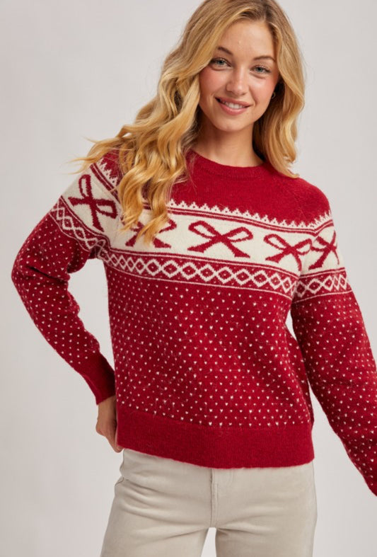 Festive Bow Sweater