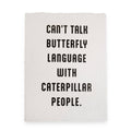 Butterfly Language Handmade Paper Print- 12"x16"