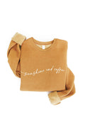 SUNSHINE AND COFFEE Graphic Sweatshirt