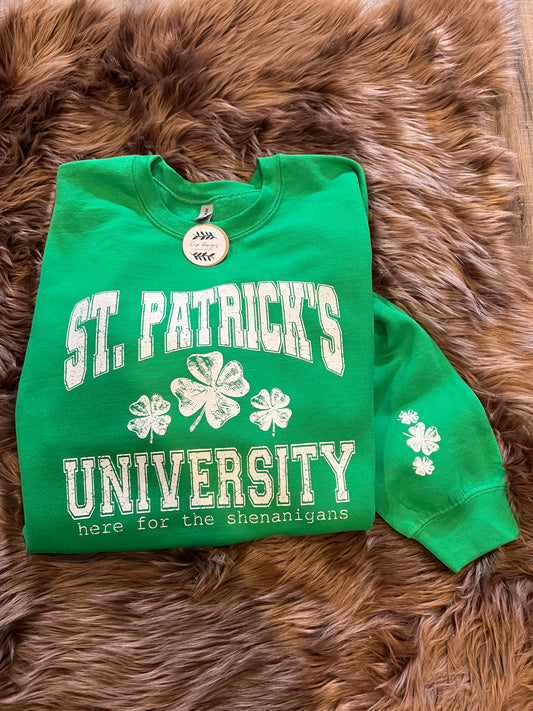 St. Patrick’s University Crewneck Sweatshirt