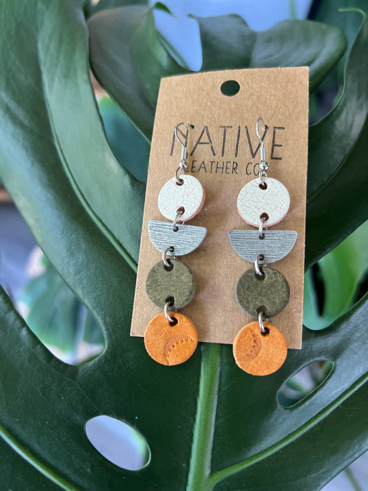 Native Leather Earrings