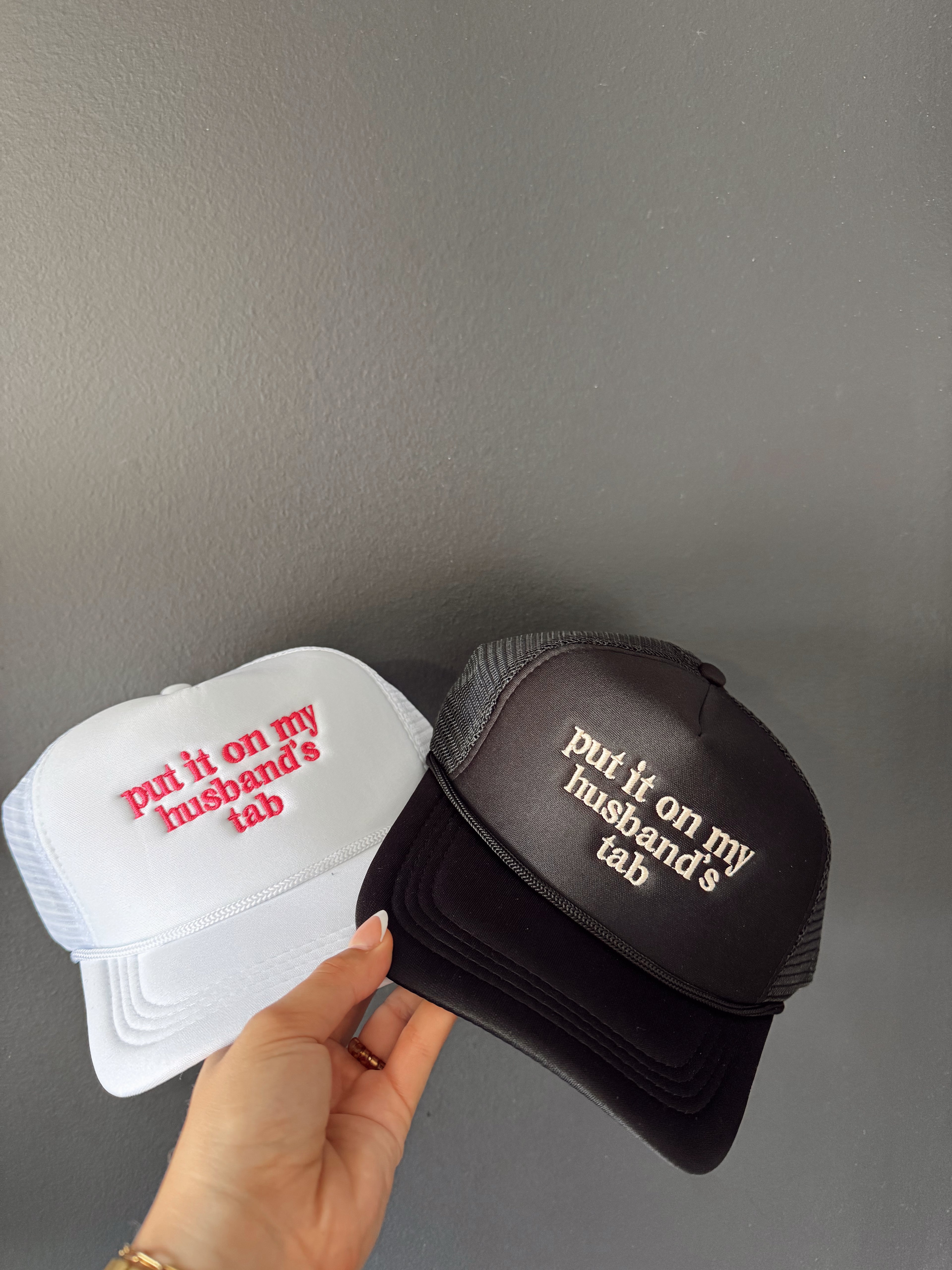 Husband’s Tab Trucker Hat