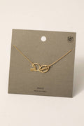 Football And Helmet Pendant Necklace