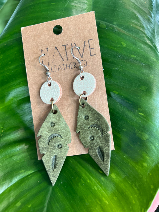 Native Leather Earrings