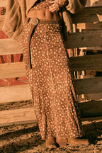 Fawn Print Maxi Skirt
