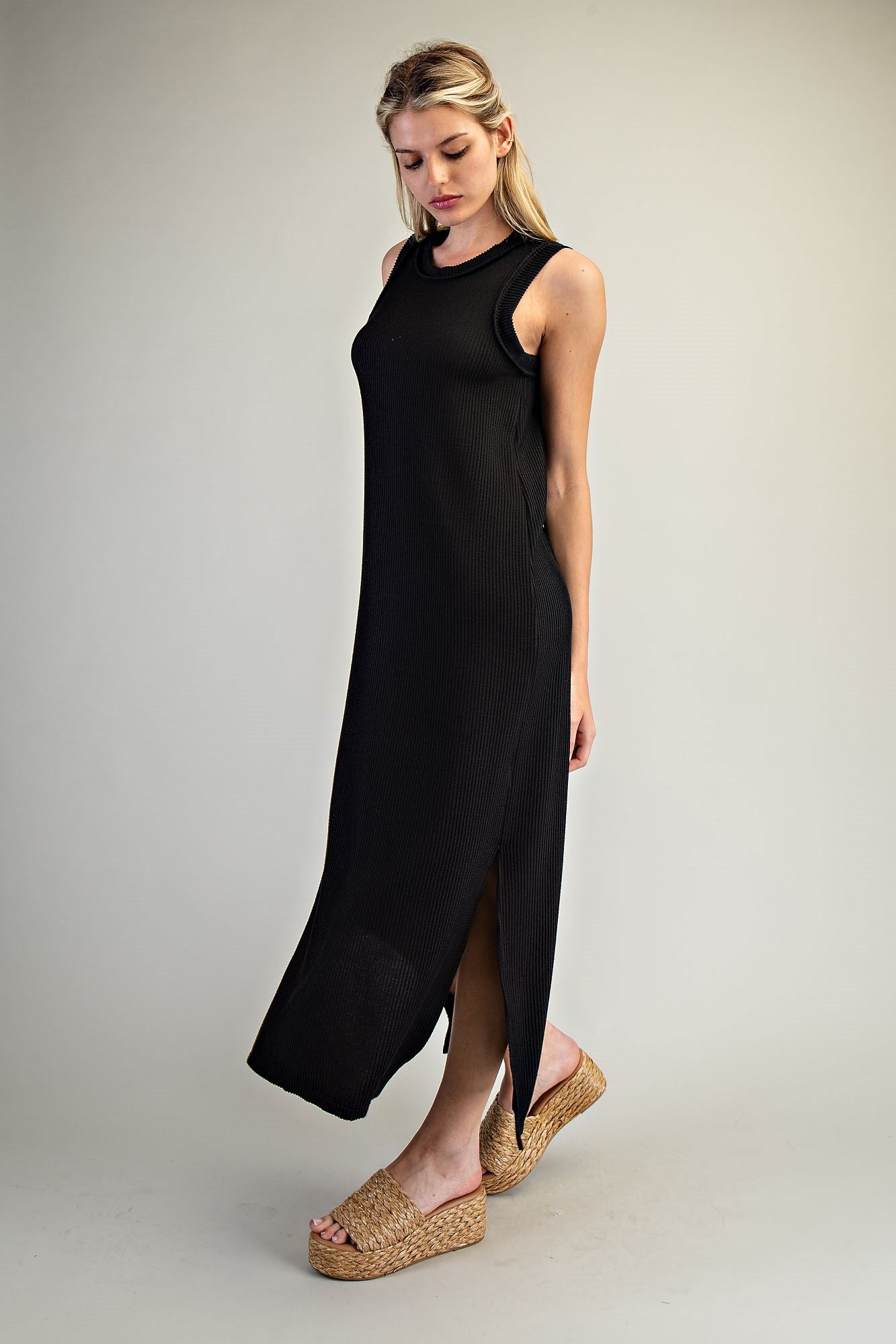Ribbed Maxi Dress