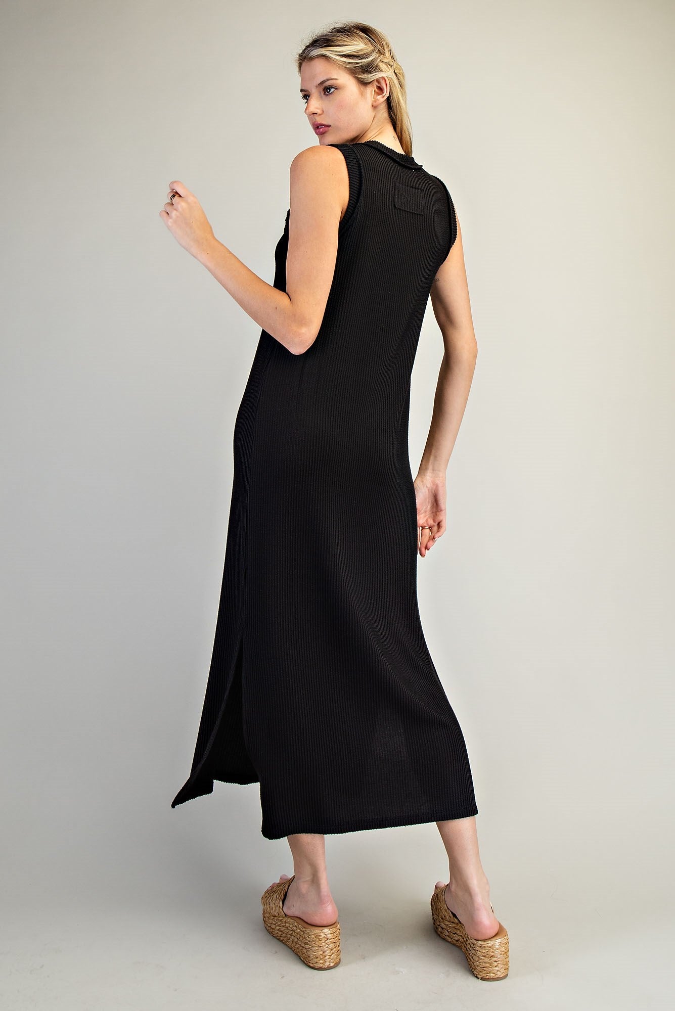 Ribbed Maxi Dress