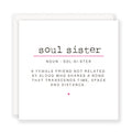 Soul Sister greeting card