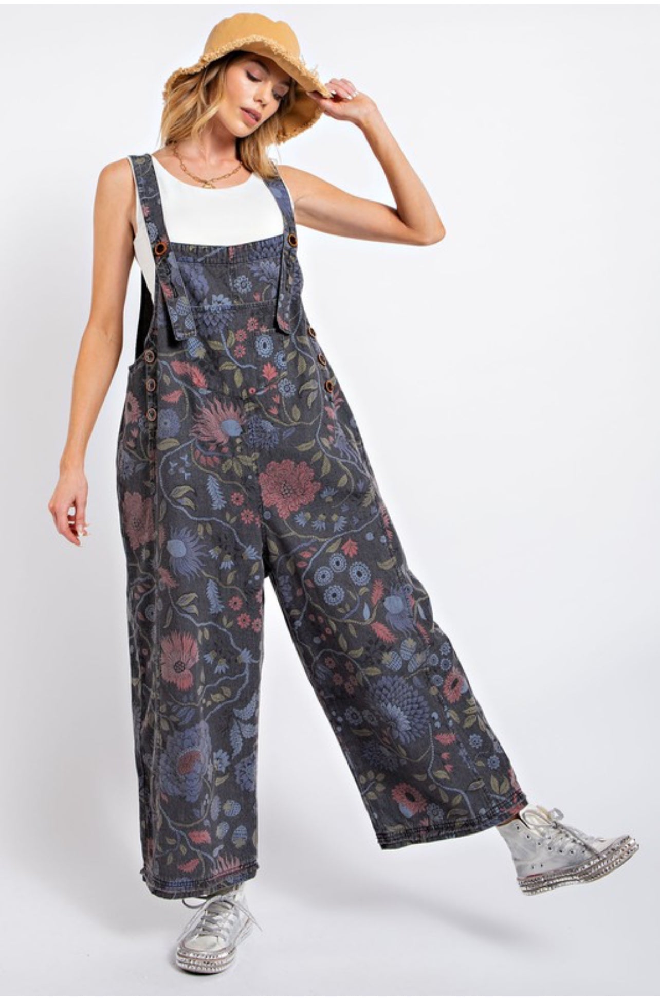 Vintage Washed Overall/Jumpsuit