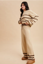 Striped Sweater Set